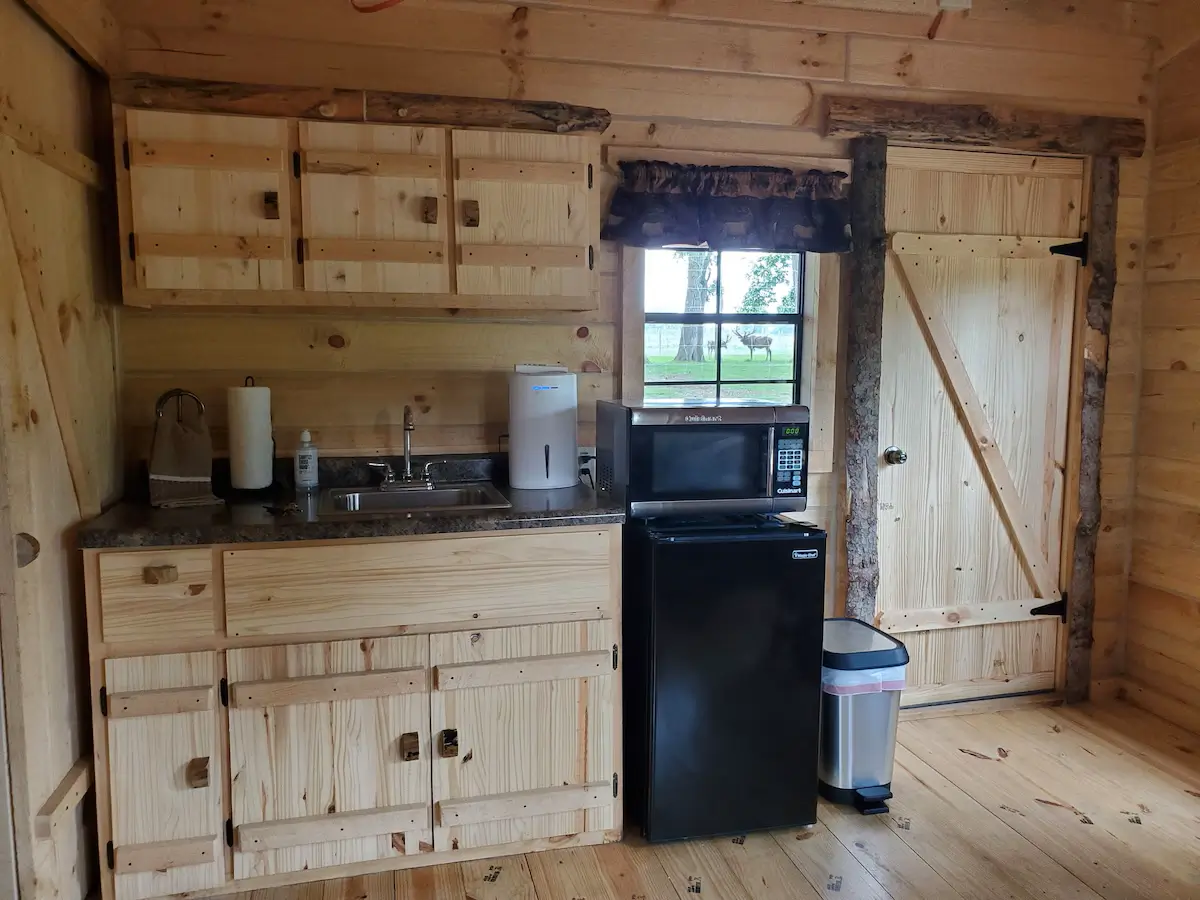Cabin interior at Avanti The Bear Den